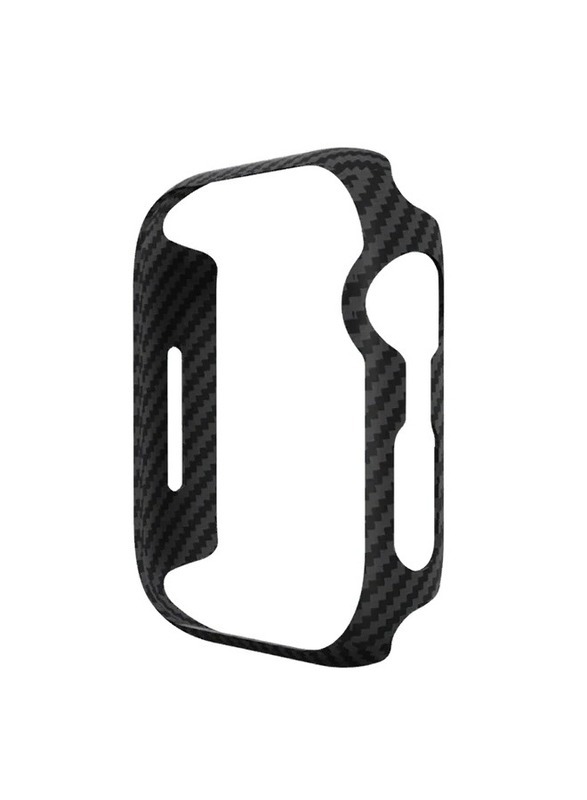Pitaka Air Case protective and stylish aramid fiber case for Apple Watch 45mm - Black and Gray