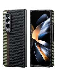 PITAKA Z Fold 4 Case, Slim & Light Galaxy Z Fold 4 Case with a Case-Less Touch Feeling, 600D Aramid Fiber Made, Fusion Weaving Air Case - Overture