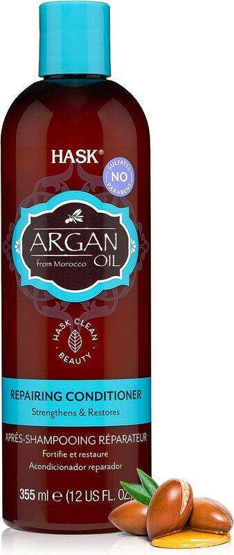 

Hask Argan Oil Repairing Conditioner for Damaged Hair, 355ml