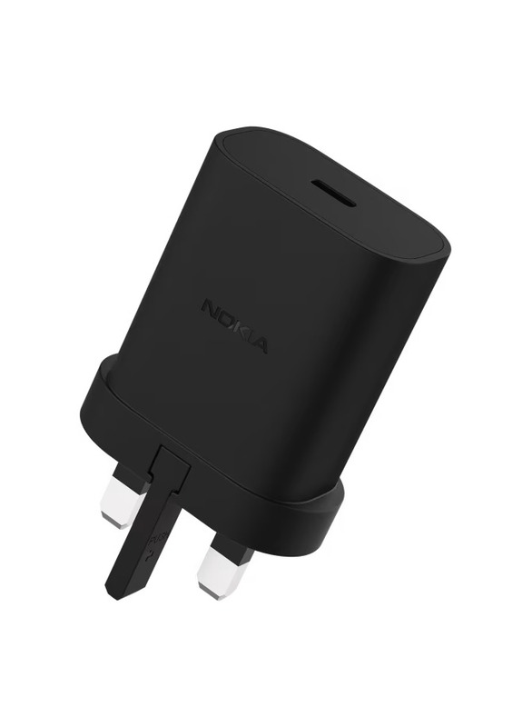 NOKIA Nokia Fast Wall Charger 33W UK, Compatible with any USB Type-C cable - Black