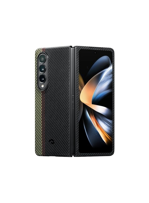 PITAKA Z Fold 4 Case, Slim & Light Galaxy Z Fold 4 Case with a Case-Less Touch Feeling, 600D Aramid Fiber Made, Fusion Weaving Air Case - Overture