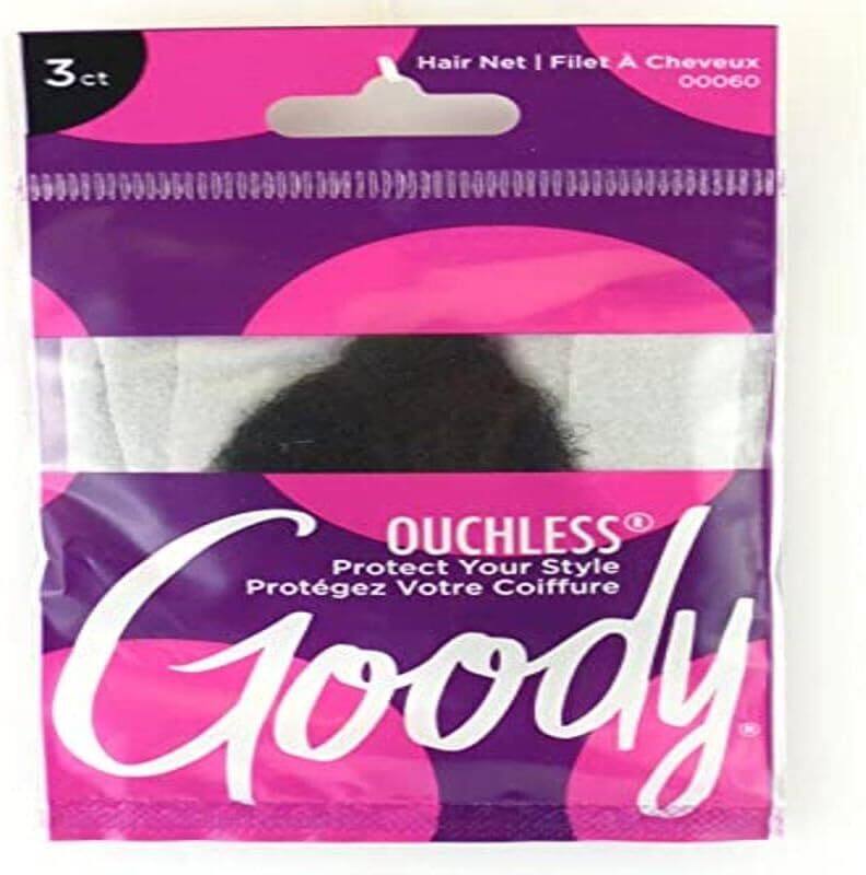 

Goody Styling Essentials Hair Net, Black, 3 Pieces