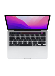 Apple MacBook Pro Laptop, 13.3" Display, Apple M2 Chip, 256GB SSD, 8GB RAM, Apple Integrated Graphics, EN KB, macOS, Silver