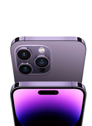 Apple iPhone 14 Pro Max 256GB Deep Purple, 6GB RAM, 5G, With FaceTime, Single Sim Smartphone
