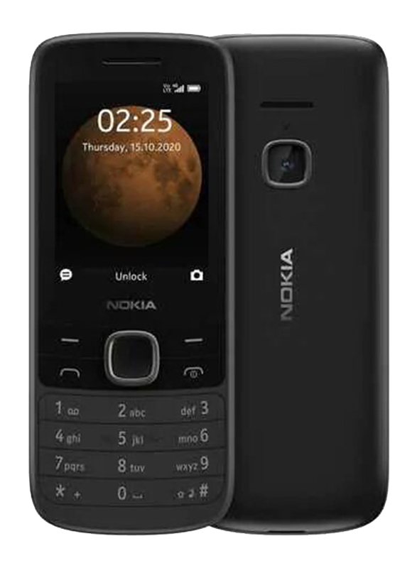 Nokia 225 128MB Black, 64MB RAM, 4G, Dual SIM Normal Phone