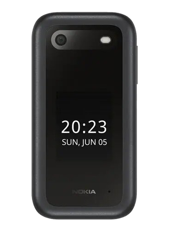 Nokia 2660 Flip 128MB Black, 48MB RAM, 4G LTE, Dual SIM Normal Phone