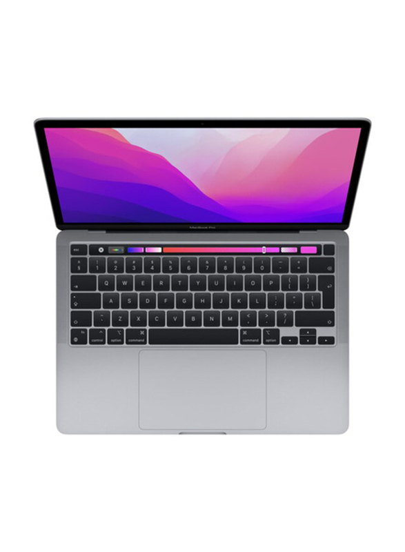 Apple MacBook Pro Laptop, 13.3" Display, Apple M2 Chip, 512GB SSD, 8GB RAM, Apple Integrated Graphics, EN KB, macOS, Space Grey