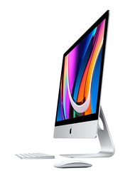 Apple iMac Desktop Computer, 27-inch 5K Retina Display, Intel Core i5 6-Core 10th Gen 3.3Ghz, 8GB RAM, Radeon Pro 5300 4GB Graphics Card, English Keyboard, MXWU2B, Silver