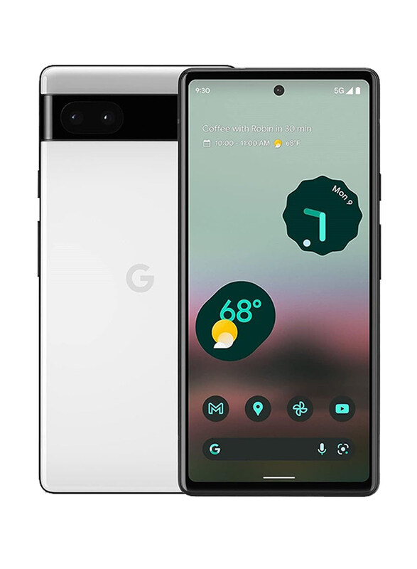 

Google Pixel 6a 128GB Chalk, 6GB RAM, 5G, Single Sim Smartphone