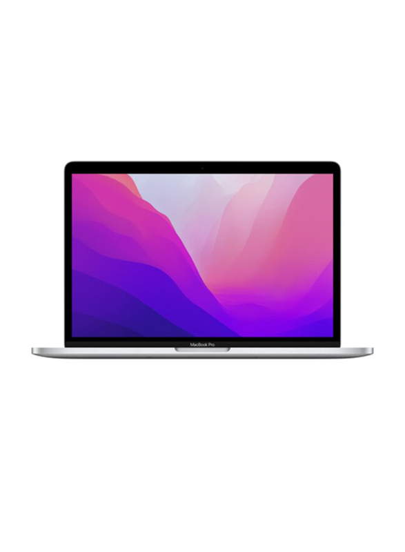 Apple MacBook Pro Laptop, 13.3" Display, Apple M2 Chip, 256GB SSD, 8GB RAM, Apple Integrated Graphics, EN KB, macOS, Silver