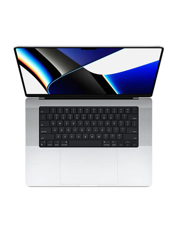 Apple MacBook Pro 2021 Laptop, 16" Liquid Retina XDR Display, Apple M1 Pro Chip 10-Core Processor, 1TB SSD, 16GB RAM, Apple 16-Core Graphics, EN-KB, macOS, Silver