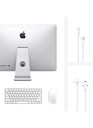 Apple iMac Desktop Computer, 27-inch 5K Retina Display, Core i5, 8GB RAM, Radeon Pro 5300 Graphics Card, English Keyboard, Silver