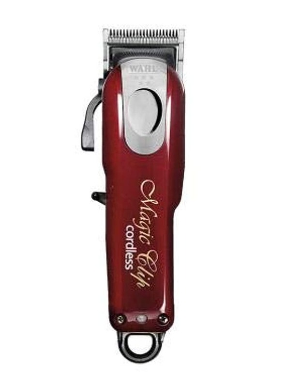 Wahl Magic Clip Cordless Cord/Cordless Clipper, 8591L, Red