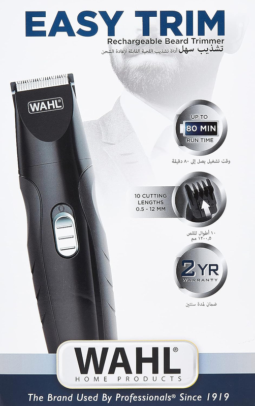 Wahl Cordless Beard Trimmer, Black