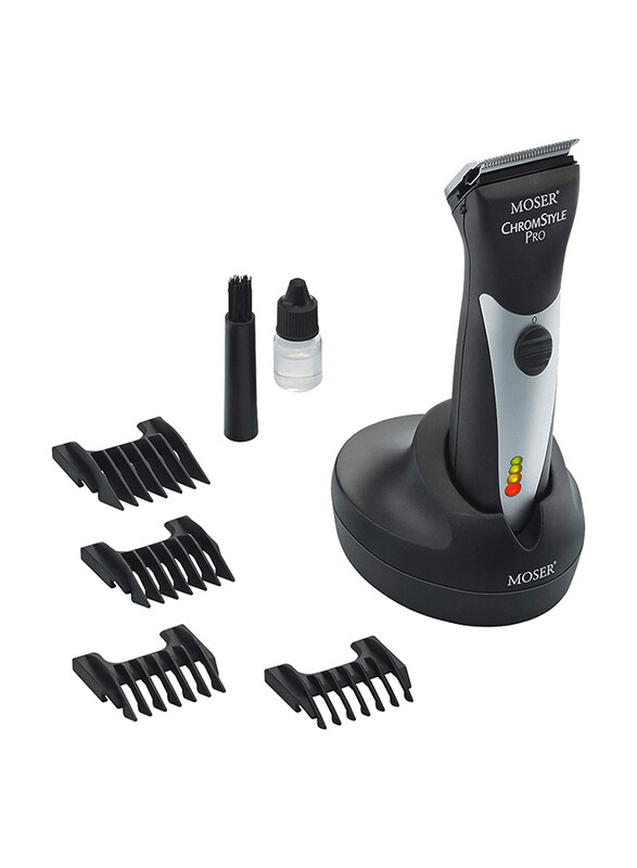 

Moser Chromstyle Professional Cord/Cordless Hair Clipper, Black