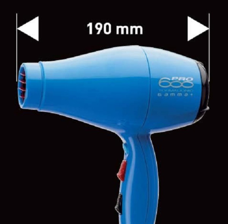 Gammapiu Pro 600 Gamma + Professional Hair Dryer, Grey