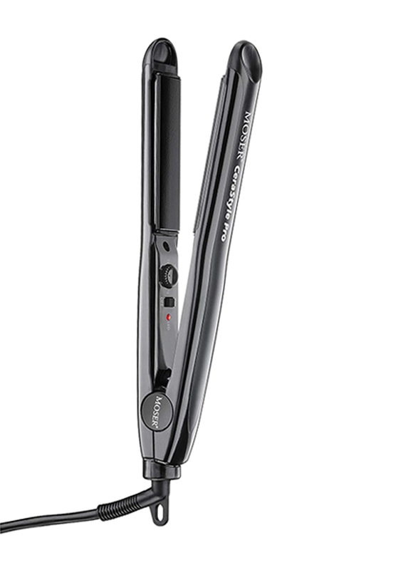 Moser Cerastyle Professional Ceramic Hair Straightener, 4417-0150, Black