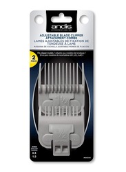 Andis Snap-On Balde Attachment Combs, 2-Piece, Grey