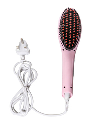 Fast Hair Straightener Comb, HQT-906, Pink/Black