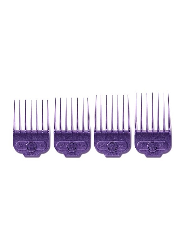 Andis Large Magnetic Comb, 4-Piece, Violet