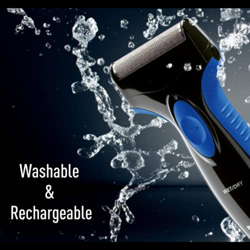 Panasonic Pro Curve Wet/Dry Shaver, ES-SA40, Black/Blue