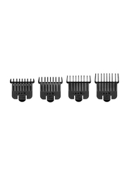 Andis Snap-On T-Blade Attachment with 4 Comb Set, Suitable for Hair Clipper Trimmer, Professional Use, Easy Clean, Long-Lasting, 4-Piece, Black