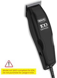 Wahl Home Pro 100 Series Corded Hair Clipper Kit for Home with Self Sharpening Precision Blades & 8 Comb Attachments for multiple Cutting Lengths, 8-Piece, Black