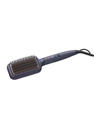 Philips 5000 ThermoProtect Large Heated Straightening Brush, Blue