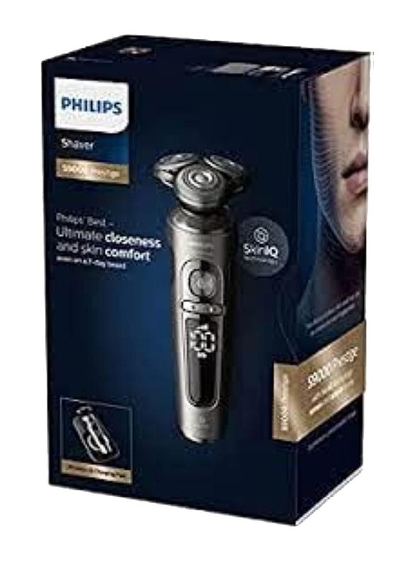 Philips Prestige Wet & Dry Electric Shaver, SP9860, Black/Silver