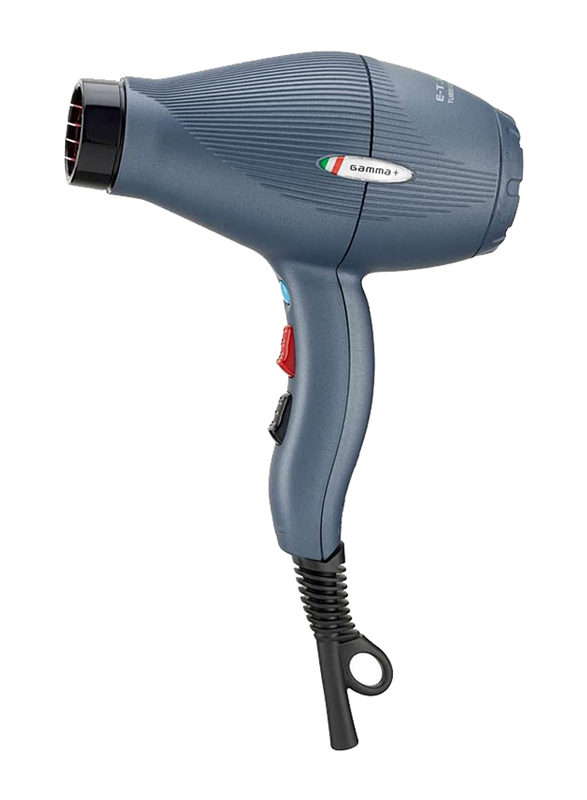 Gamma+ E-T.C. Light Hairdryer, 2100 W, Turbo Denim