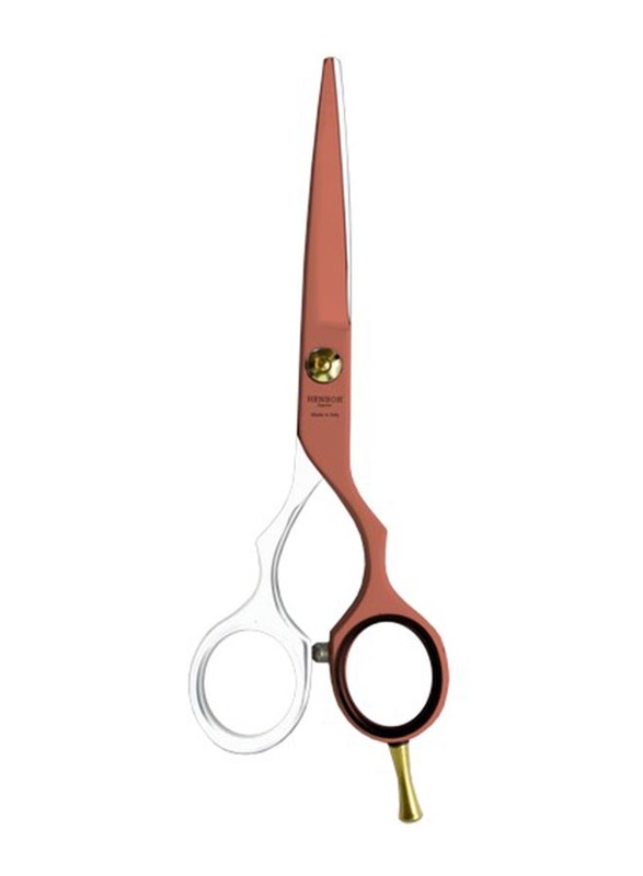 Henbor Italian Professional Golden Fantasy Line Scissor 782O, 6-Inch