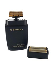 Gamma+ Replacement Gold Titanium Foil Head for Prodigy & Absolute Zero Shavers, Black/Gold