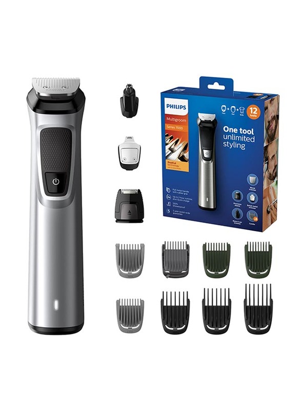 Philips Multigroom Series 7000 Electric Groomer, Grey