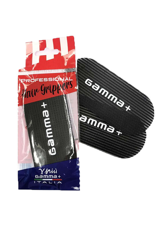 

Gammapiu AGRIPCAPGAM Professional Hair Black Grippers, 2-Piece