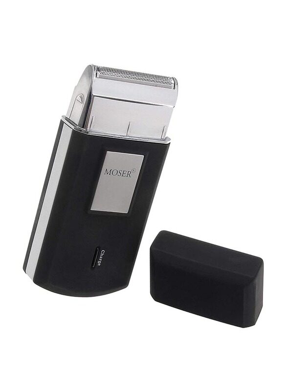 

Moser Mobile Shaver Cordless Shaver, 3615-0052, Black/Silver