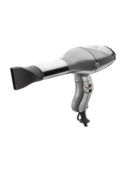 Gammapiu Barber Phon Hair Dryer, 2000W, Silver