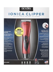 Andis Easy Style Adjustable Blade Clipper Kit, Red