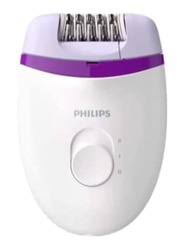 Philips Satinelle Essential Corded Compact Epilator (International Version), BRE225, White/Purple
