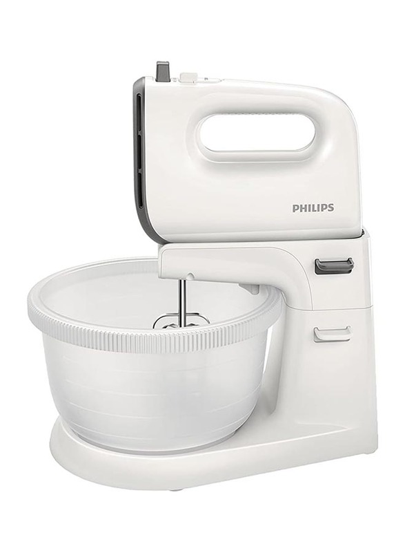 Philips 3L Daily Mixer Set, 450W, HR3745/00, White