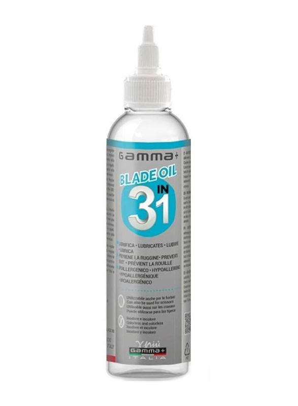 Gamma+ 3-in-1 Blade Lubricating Oil for Clipper & Trimmer Blades, Multicolour, 150ml