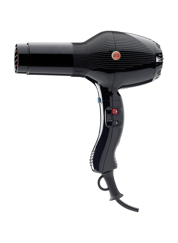 Gammapiu Turbo Tormalionic Hair Dryer, Black