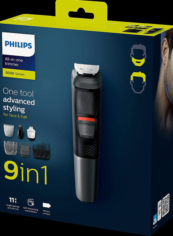 Philips Multigroom 9-in-1 Trimmer, Mg5720/15 Grey/Black