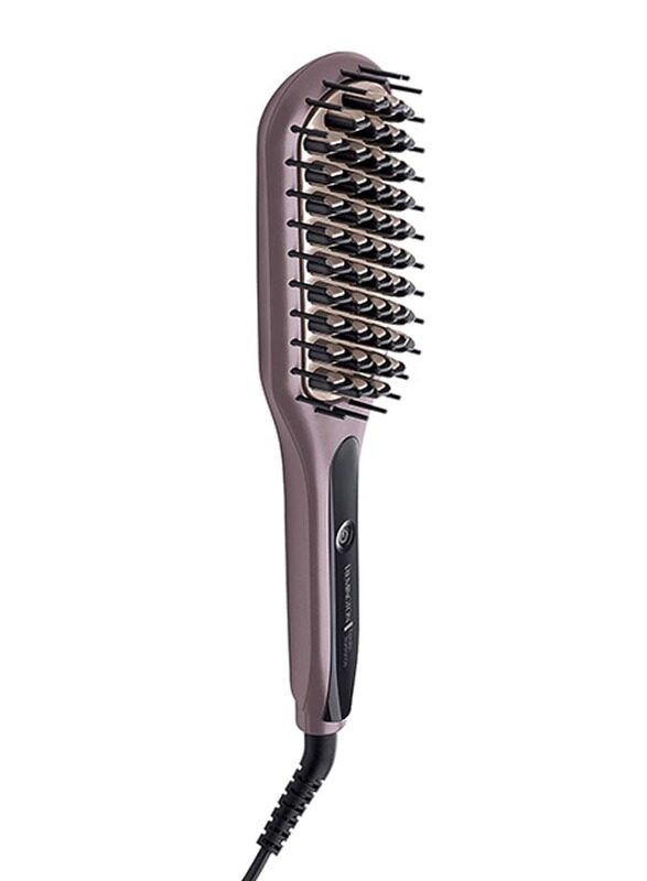 Remington Keratin Radiance Sleek & Smooth Heated Brush, RECB 7401, Purple