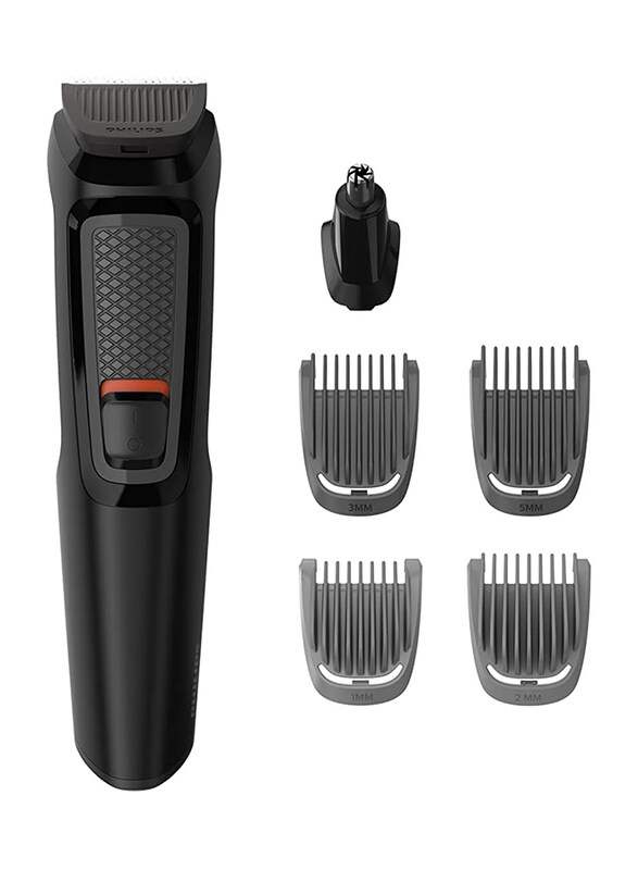 Philips Multigroom Series 3000 6-in-1 Grooming Kit, MG3710/33, Black