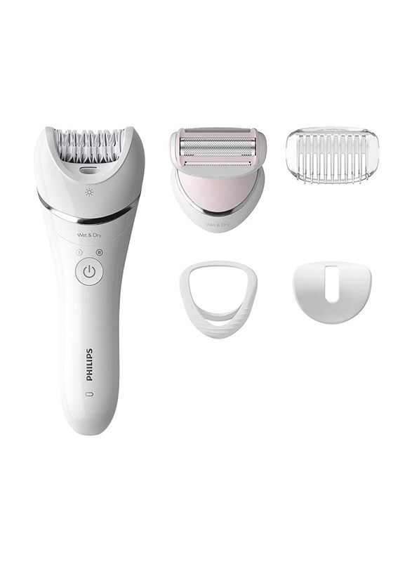 

Philips Epilator Series 8000 Wet & Dry Cordless Hair Removal, Bre71001, White