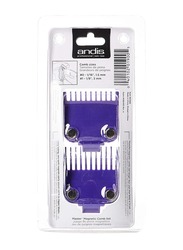 Andis Master Magnetic Comb Set, 2-Piece, Purple