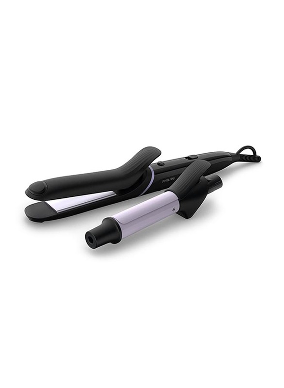 

Philips StyleCare Essentials Multi-Styler with 10+ Styles-in-A Box, 5 Attachments & Accessories, Bhh81103, Black/Purple