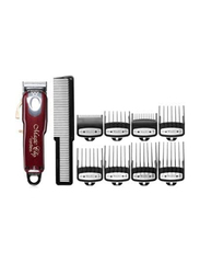 Wahl Professional 5 Star Magic Clip Cord/Cordless Hair Clipper for Barbers & Stylists & Home, Red