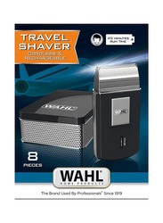 Wahl Cordless & Rechargeable Mobile Travel Shaver, 3615-1027, Black/Silver