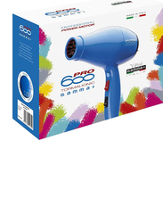 Gammapiu Pro 600 Gamma + Professional Hair Dryer, Blue